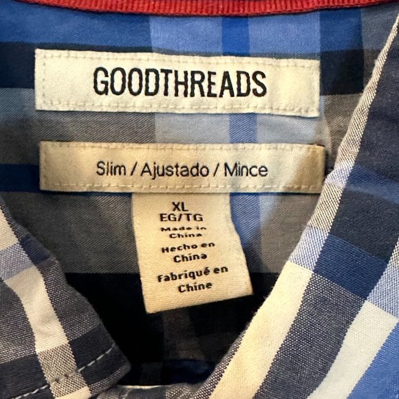 Goodthreads Men's XL Short Sleeve Button Down Shirt - Picture 3 of 3